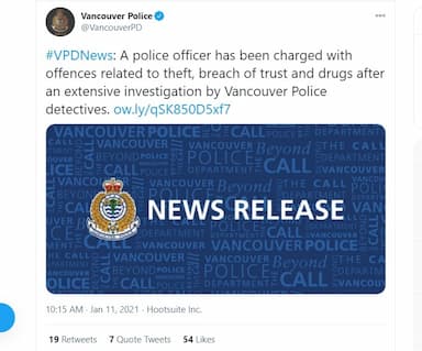 vancouver-police-officer-suspended-facing-charges-of-theft-breach-of-trust-and-drug-possession