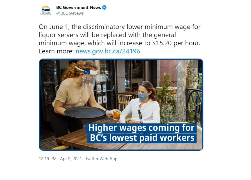 b-c-liquor-servers-to-get-pay-boost-on-par-with-general-minimum-wage-increase