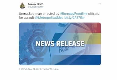 unmasked-man-arrested-for-assault-at-metropolis-at-metrotown