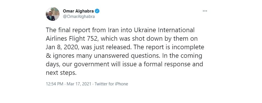 federal-government-rejects-irans-explanation-of-human-error-for-the-shooting-down-of-an-airliner-from-ukraine