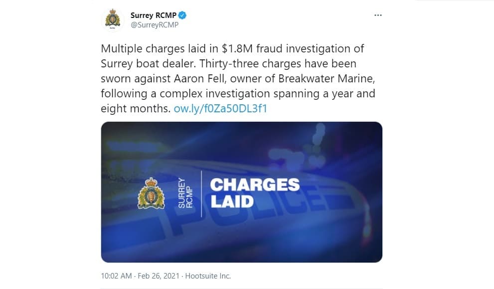 33-charges-laid-against-a-surrey-man-alleged-to-have-defrauded-about-100-people-of-a-total-of-1-8-million