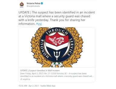 victoria-police-looking-for-a-woman-who-allegedly-chased-a-security-guard-with-a-knife