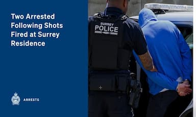 two-arrested-after-gunfire-damages-surrey-home-police-probe-possible-extortion-link