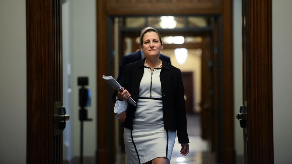 deputy-pm-freeland-says-securing-the-release-of-two-canadians-a-foreign-policy-priority