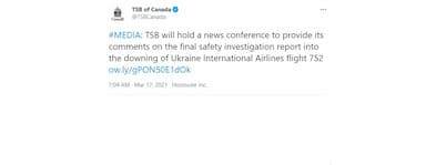 tsb-to-provide-its-comments-on-the-final-safety-investigation-report-into-the-downing-of-ukraine-international-airlines-flight-752