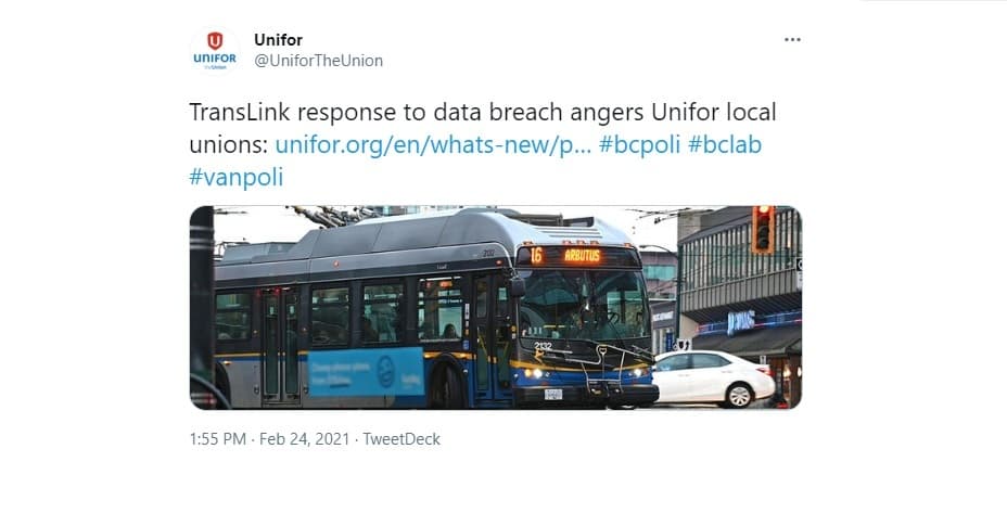 unifor-says-transit-authority-has-been-slow-to-reveal-information-about-decembers-cyberattack