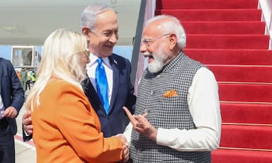 prime-minister-narendra-modi-begins-two-day-visit-to-israel-defence-cooperation-on-agenda