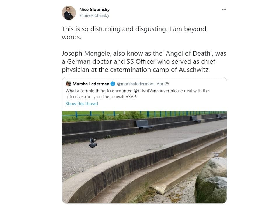 disturbing-graffiti-compares-dr-bonnie-henry-to-a-notorious-nazi-doctor