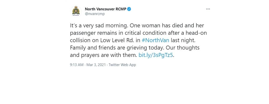 woman-killed-two-hurt-after-vehicle-crosses-centre-line-in-north-vancouver