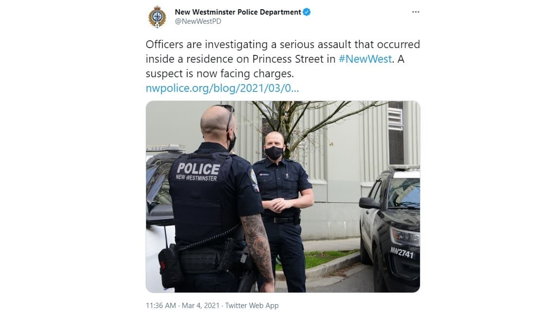 suspect-facing-charges-after-woman-seriously-injured-in-an-attack-at-a-home-new-westminster-police
